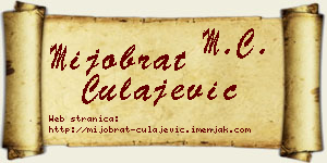 Mijobrat Čulajević vizit kartica